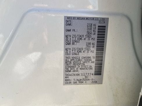 Used 2024 Nissan Murano SV w/ SV Midnight Edition Package image 25