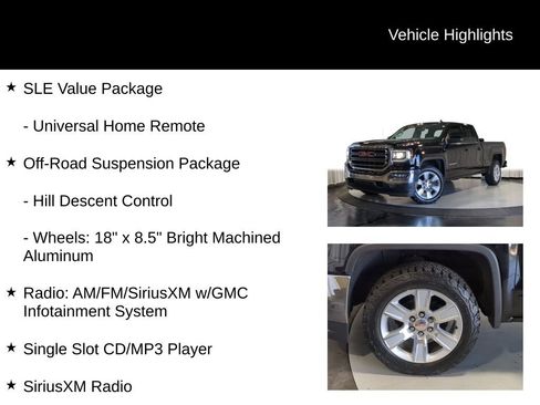Used 2019 GMC Sierra 1500 SLE w/ SLE Value Package AWD/4WD image 32
