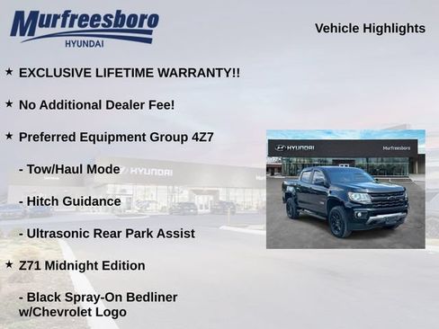 Used 2022 Chevrolet Colorado Z71 w/ Z71 Midnight Edition AWD/4WD image 5