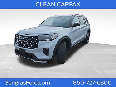 Certified 2025 Ford Explorer Platinum w/ LUX Leather Package AWD/4WD image 3