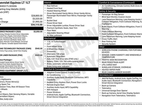 New 2026 Chevrolet Equinox LT w/ Convenience Package II FWD image 11