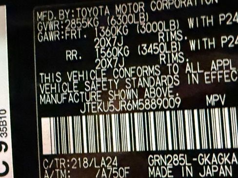 Used 2021 Toyota 4Runner Limited image 53