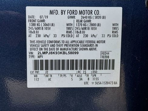 Used 2019 Lincoln Nautilus Select AWD/4WD image 41