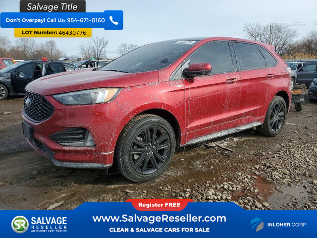 Used 2022 Ford Edge ST-Line w/ Class II Trailer Tow Package AWD/4WD image 1