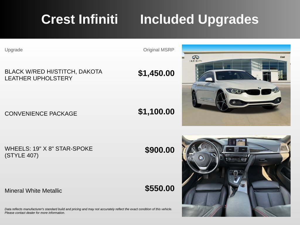 Used 2019 BMW 430i Gran Coupe w/ Convenience Package RWD image 5