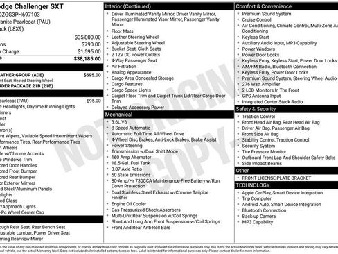 Used 2023 Dodge Challenger SXT w/ Cold Weather Group image 3