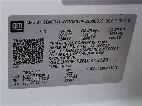 Used 2021 Chevrolet Silverado 1500 LT w/ Diesel Off-Road Package AWD/4WD image 29