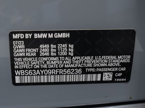 Used 2024 BMW M3 CS w/ M Driver's Package AWD/4WD image 95