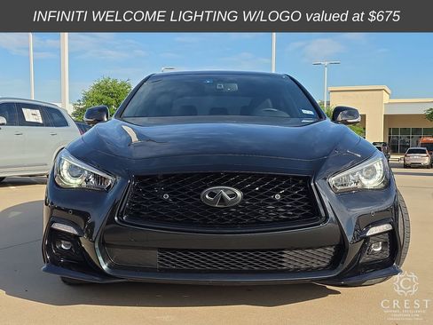 Used 2024 INFINITI Q50 Red Sport 400 w/ Black Opal Edition image 2