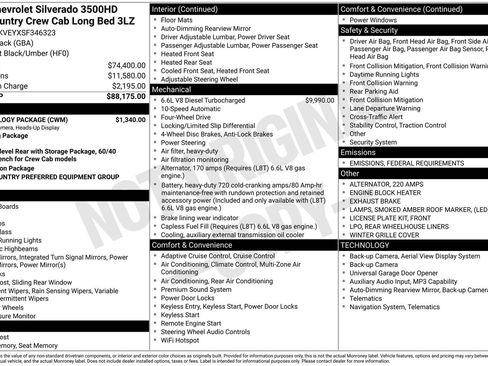 New 2025 Chevrolet Silverado 3500 High Country w/ Technology Package image 5