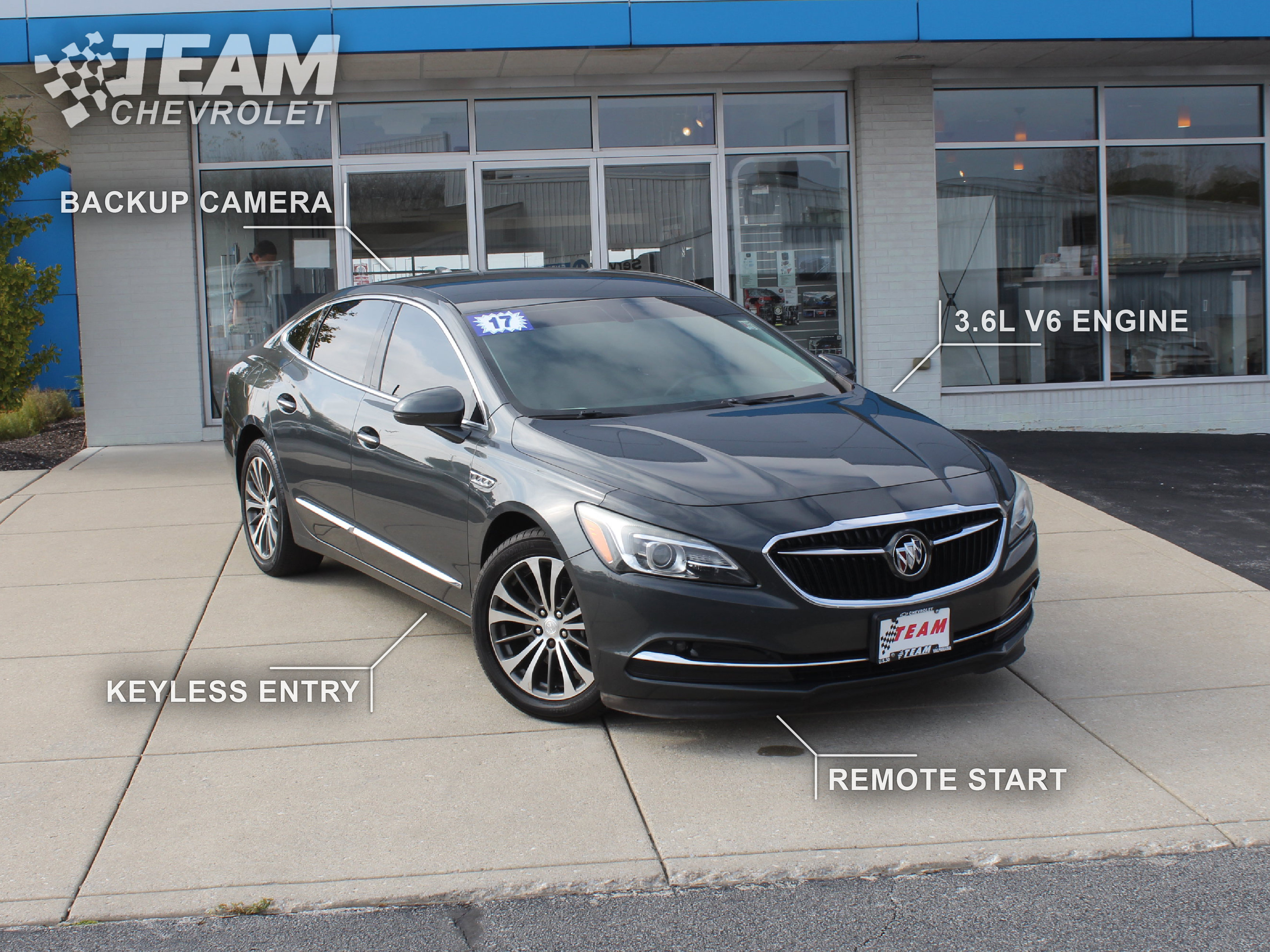 Used 2017 Buick LaCrosse Essence w/ Sights and Sounds Package FWD image 2