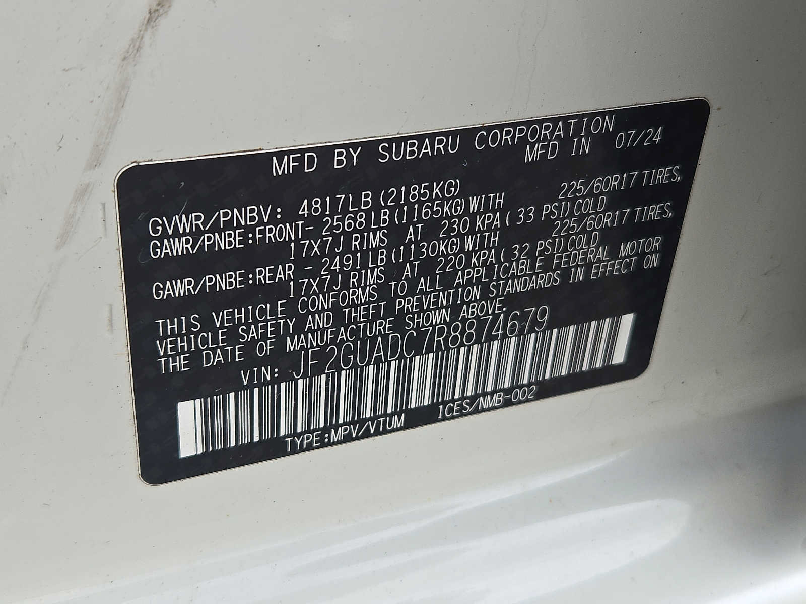 Used 2024 Subaru Crosstrek 2.0i Premium AWD/4WD image 27