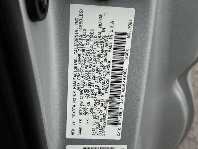 Used 2005 Toyota Tacoma 2WD Access Cab w/ SR5 Pkg #2 image 31