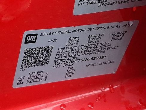 Used 2022 GMC Sierra 1500 SLE AWD/4WD image 31