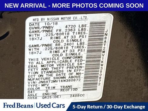 Used 2019 Nissan Rogue SV w/ Premium Package image 17