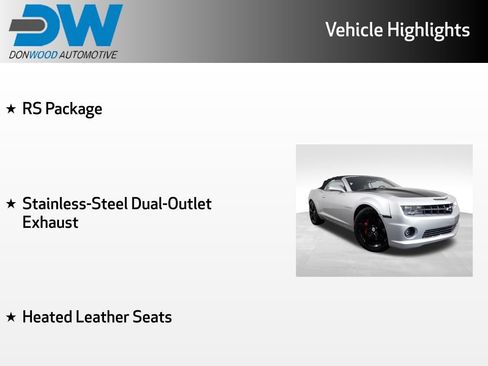 Used 2012 Chevrolet Camaro SS w/ RS Package RWD image 6