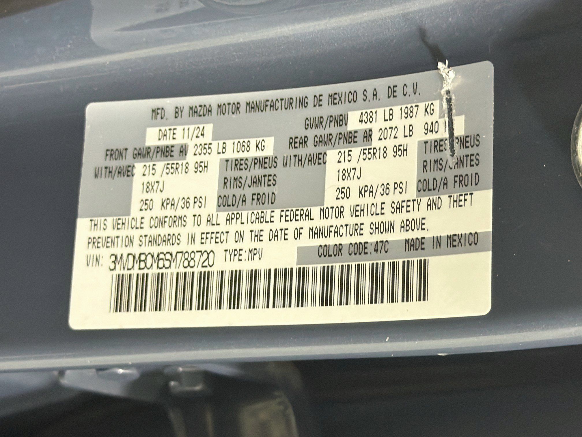 Used 2025 MAZDA CX-30 AWD 2.5 S w/ Preferred Package image 12