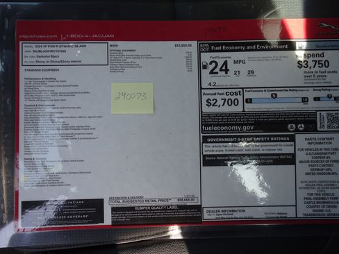 New 2024 Jaguar XF R-Dynamic SE image 12