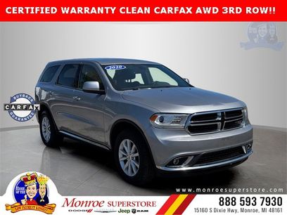 Certified 2020 Dodge Durango SXT w/ 3rd Row Seating Group