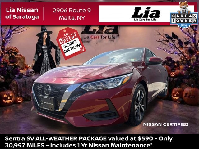 Certified 2023 Nissan Sentra SV w/ All-Weather Package FWD 360° Tour