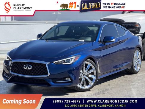 Used 2018 INFINITI Q60 3.0t Luxe w/ Sensory Package 3.0T Luxe RWD image 1