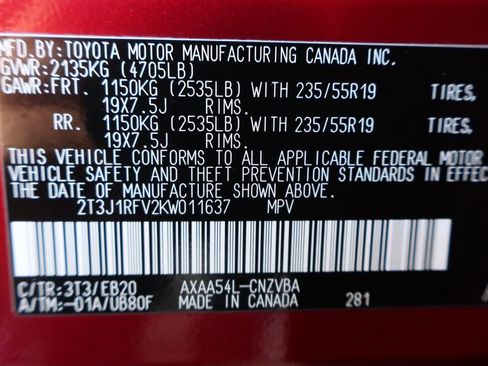 Used 2019 Toyota RAV4 Adventure w/ Advanced Technology Package image 48