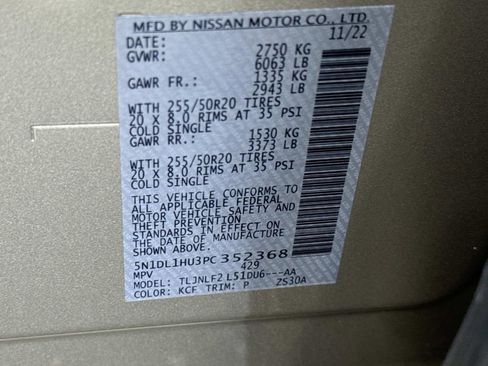 Certified 2023 INFINITI QX60 Autograph w/ Cargo Package image 31