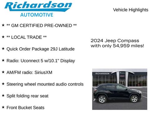 Used 2024 Jeep Compass Latitude AWD/4WD image 10