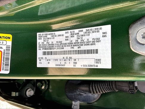 Certified 2023 Ford Bronco Outer Banks AWD/4WD image 35