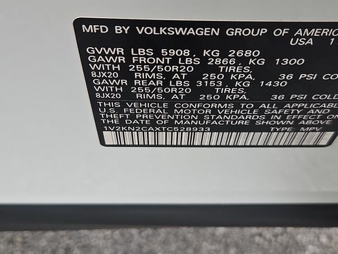 Certified 2026 Volkswagen Atlas SE AWD/4WD image 8