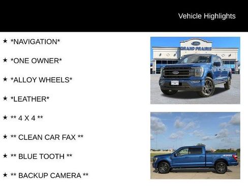 Certified 2022 Ford F150 Lariat w/ Equipment Group 502A High AWD/4WD image 4