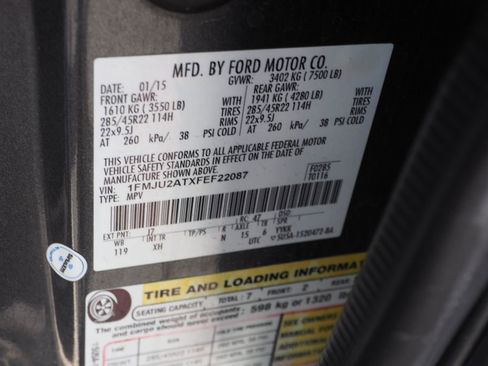 Used 2015 Ford Expedition Limited w/ Equipment Group 301A AWD/4WD image 6