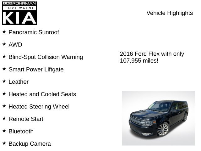 Used 2016 Ford Flex Limited w/ Equipment Group 301A AWD/4WD image 8