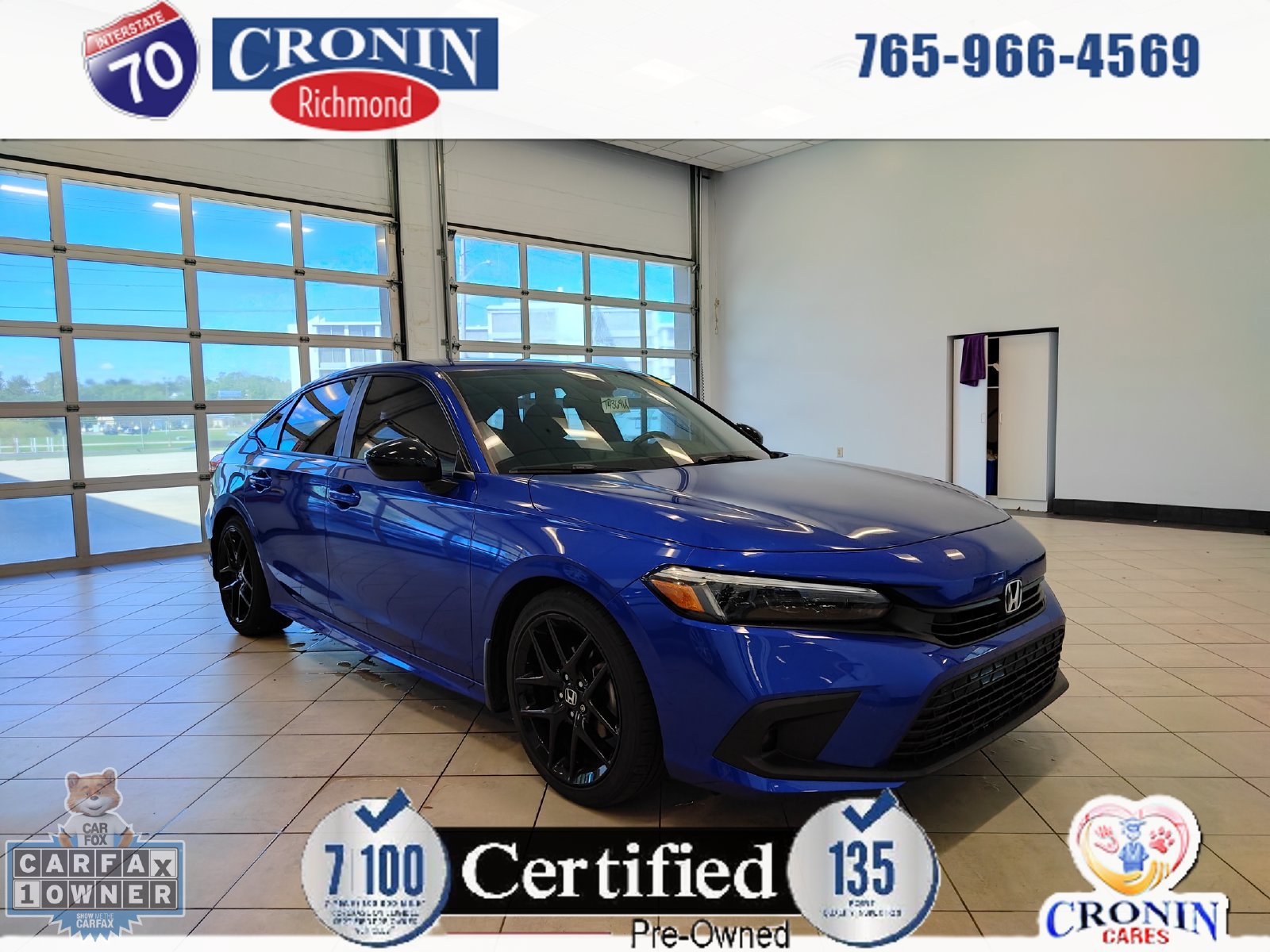 Used 2022 Honda Civic Sport image 1