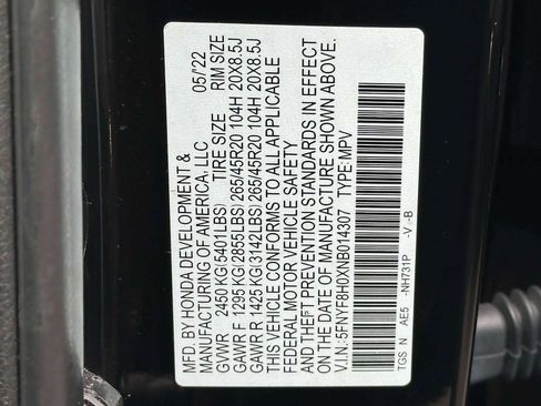 Used 2022 Honda Passport Elite image 16