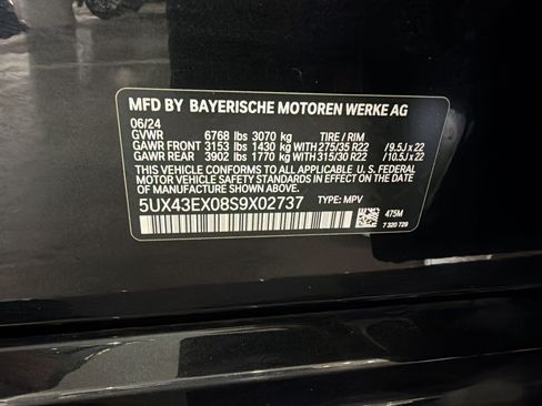 Used 2025 BMW X6 M60i w/ Climate Comfort Package AWD/4WD image 11