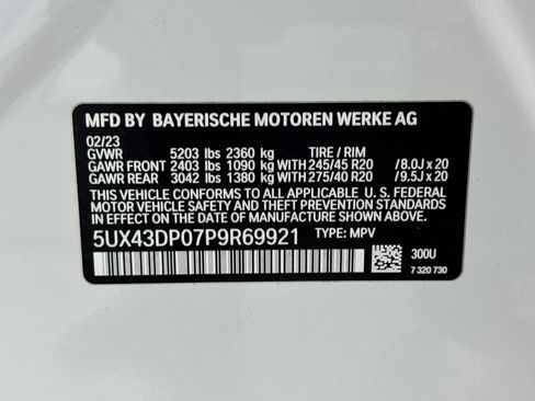 Used 2023 BMW X3 sDrive30i w/ M Sport Package RWD image 26