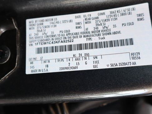 Used 2019 Ford F150 XLT w/ Equipment Group 302A Luxury RWD image 45
