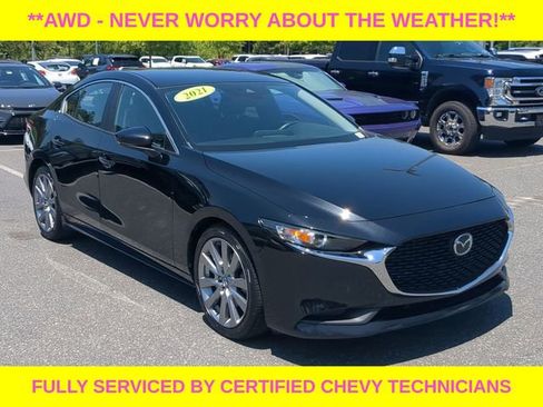 Used 2021 MAZDA MAZDA3 s AWD/4WD image 3
