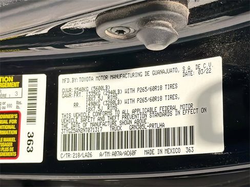 Certified 2022 Toyota Tacoma Limited image 27