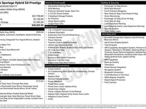 Certified 2025 Kia Sportage SX Prestige AWD/4WD image 24