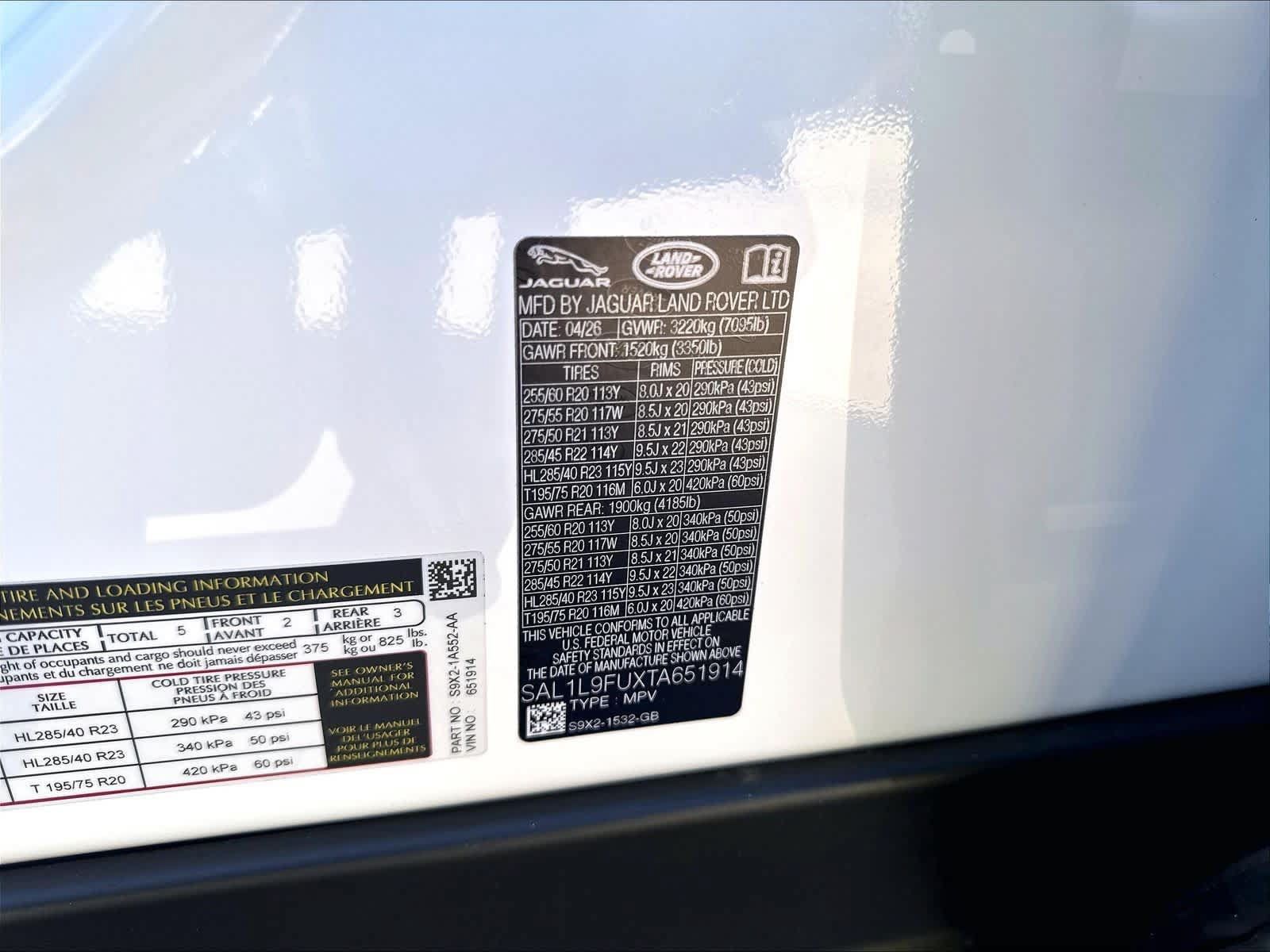New 2026 Land Rover Range Rover Sport Dynamic SE AWD/4WD image 36