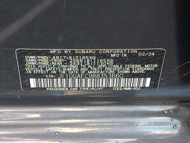 Certified 2024 Subaru Impreza 2.0i Sport w/ Popular Package #1 AWD/4WD image 25