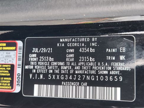 Used 2022 Kia K5 EX w/ EX Premium Package image 30