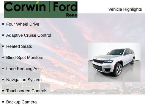 Used 2022 Jeep Grand Cherokee L Limited AWD/4WD image 8