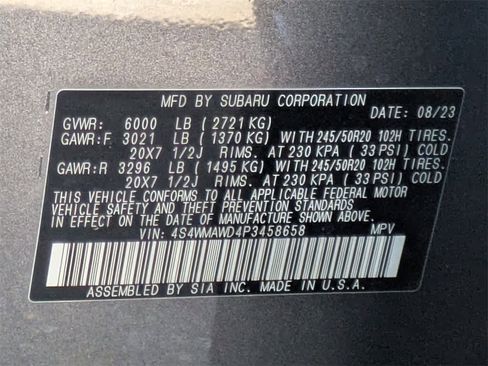 Used 2023 Subaru Ascent Touring image 46