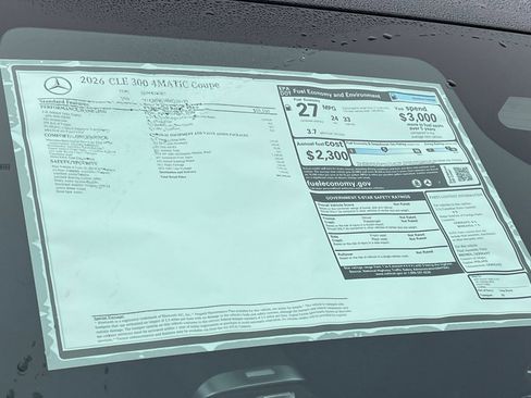 New 2026 Mercedes-Benz CLE 300 4MATIC Coupe image 29