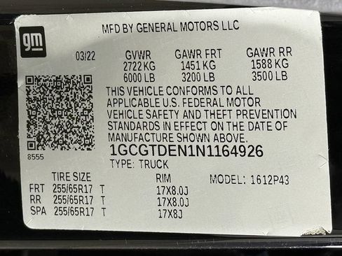 Used 2022 Chevrolet Colorado Z71 w/ Safety Package AWD/4WD image 39