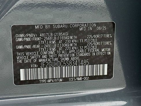 Certified 2025 Subaru Crosstrek 2.0i Premium AWD/4WD image 29