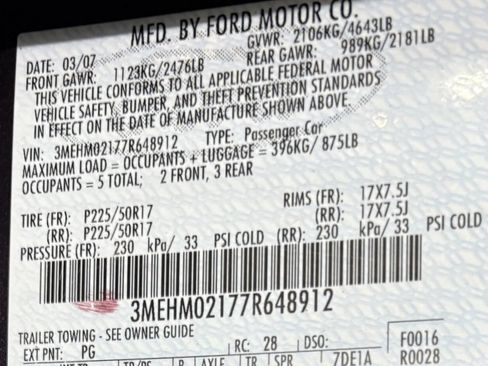 Used 2007 Mercury Milan Premier image 13